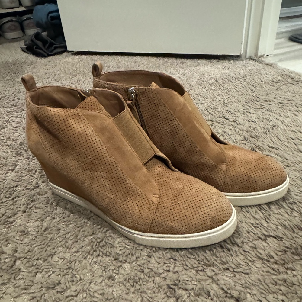 Paolo Brown Suede Ankle Booties